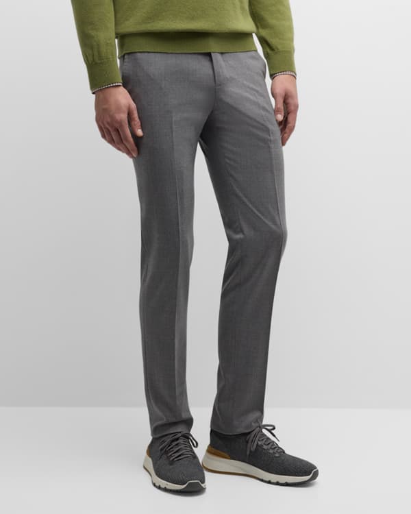 Kiton drawstring-waistband track pants - Grey