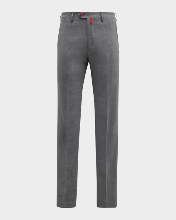 Kiton drawstring-waistband track pants - Grey