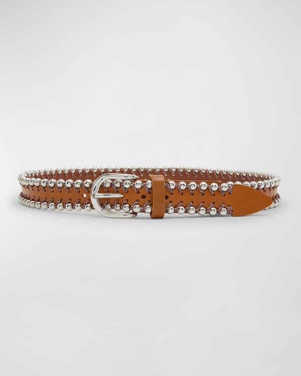 Isabel Marant Tricy Studded Equestrian Waist Belt Neiman Marcus