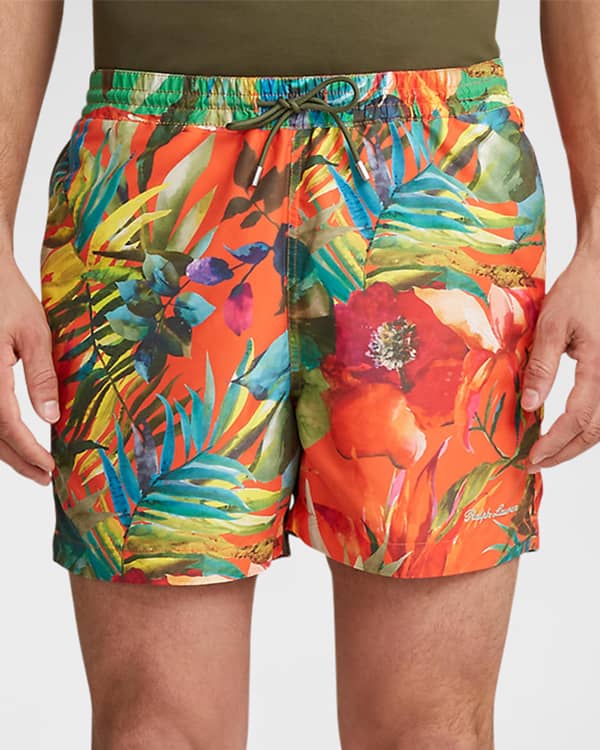 Watercolor Monogram Swim Shorts