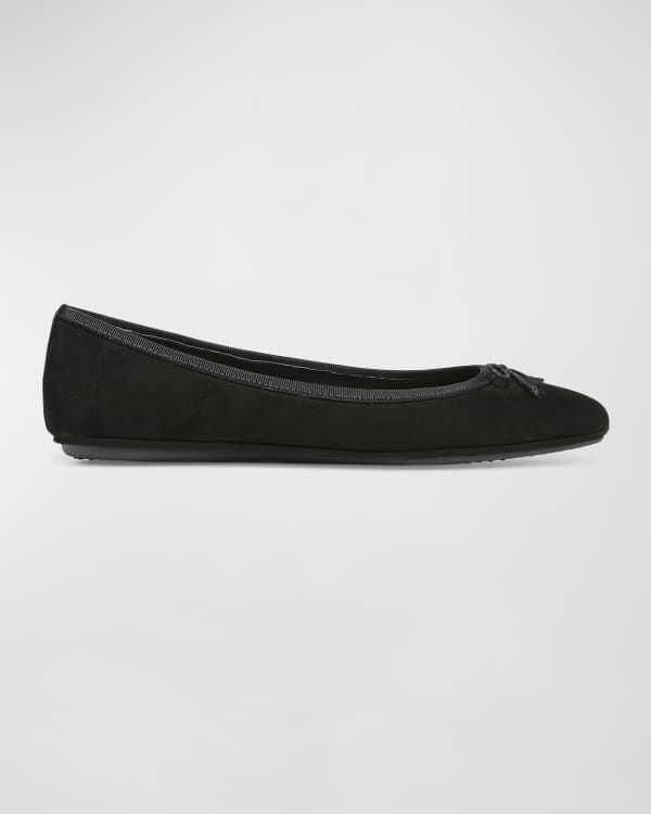 Ferragamo Rufina Quilted Ballet Flats Black Neiman Marcus