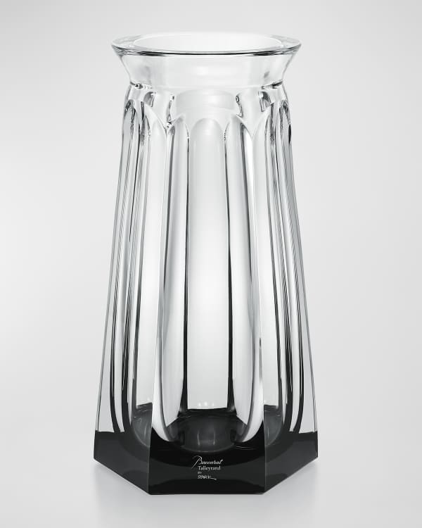 Baccarat Harcourt Gold Straight Vase | Neiman Marcus