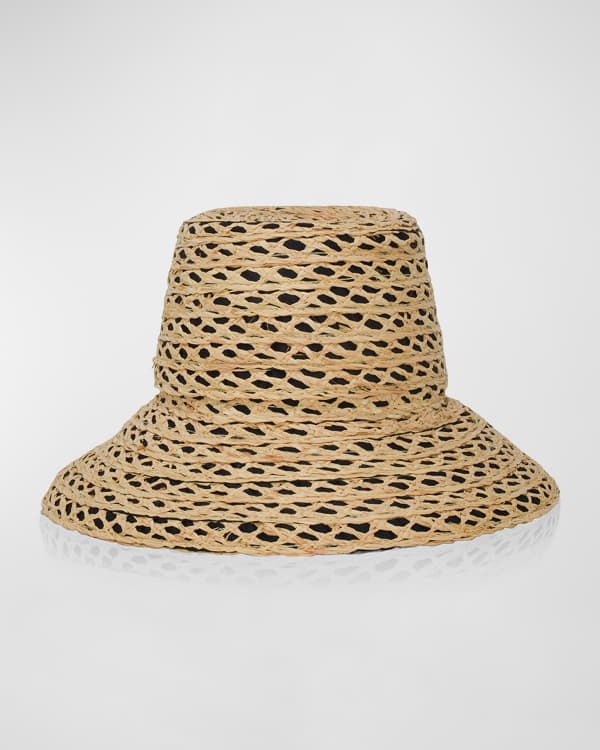 Etro, Denim Jacquard Bucket Hat, Navy Blue, Size 58
