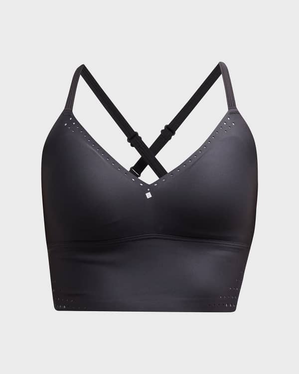 Alo Yoga Seamless Delight High-Neck Bra Top