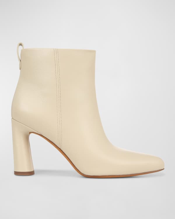 Marc Fisher LTD Bellen Leather Zip Boots Neiman Marcus