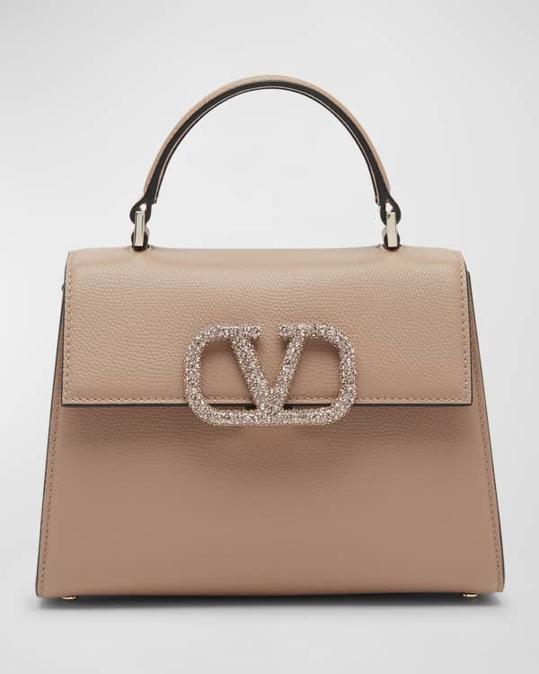 Valentino Garavani Leather VSLING Mini Top-Handle Bag