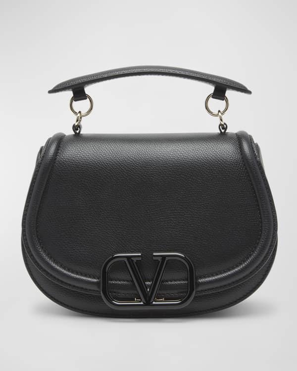 Small vring grainy calfskin crossbody bag best sale