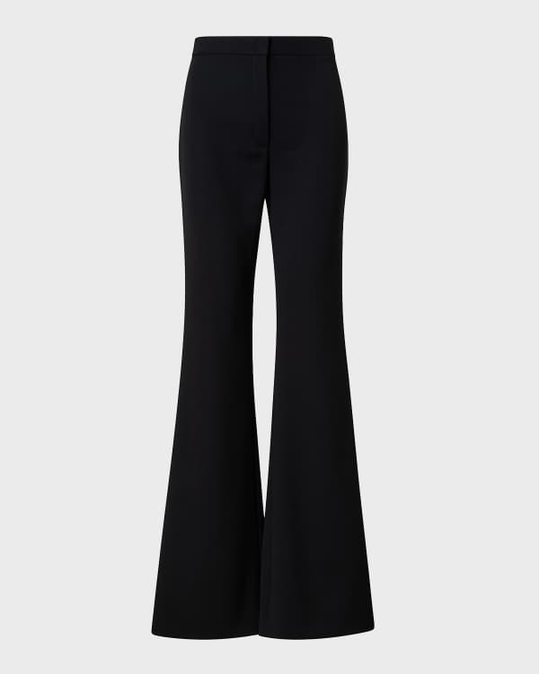 Etro Jacquard Flared Trousers | Neiman Marcus