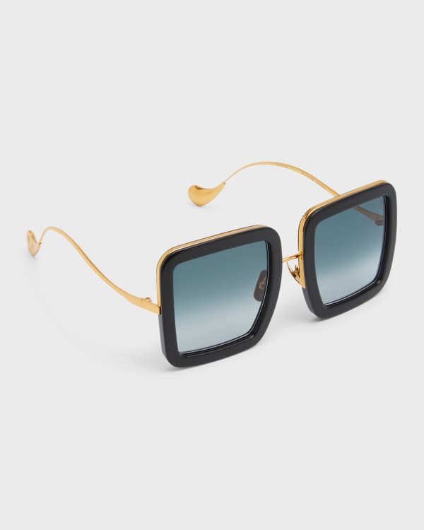 Anna-Karin Karlsson Beaming Sky Square Mixed-Media Sunglasses