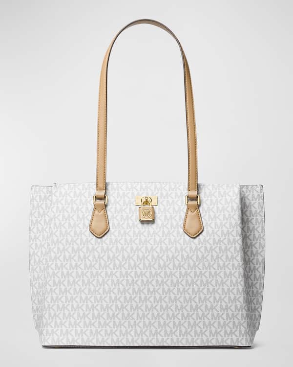 MICHAEL Michael Kors Eva Large Monogram Shopper Tote Bag | Neiman Marcus