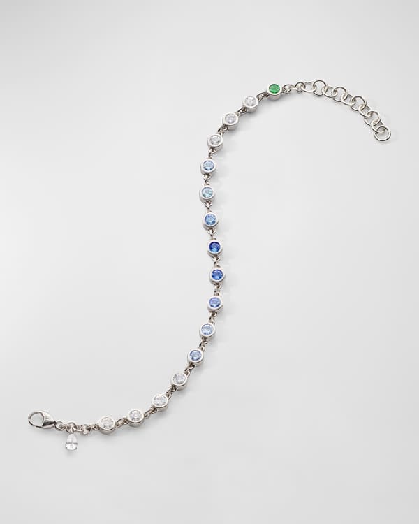 Ott adjustable chain bracelet in gold top
