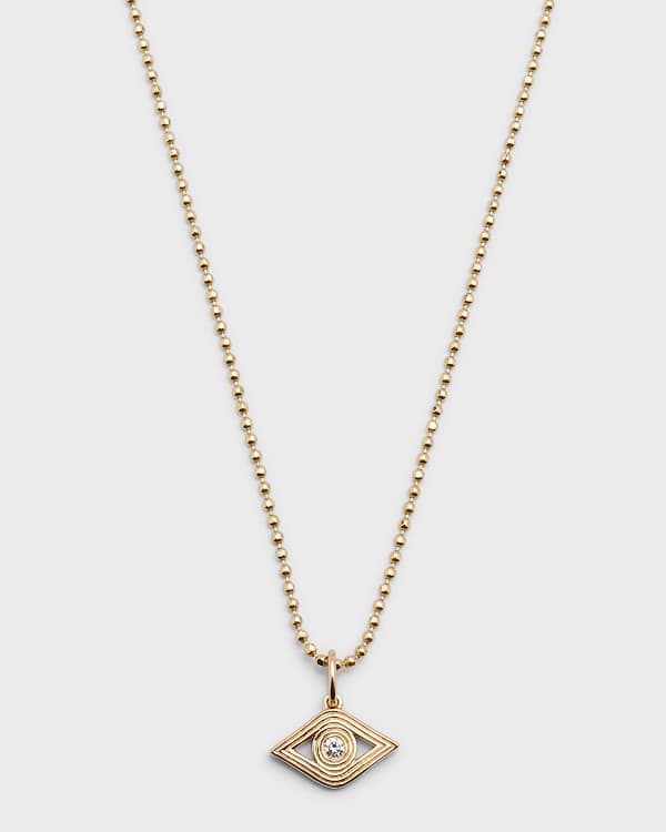 Sequin Freya Evil Eye Pendant Necklace Neiman Marcus