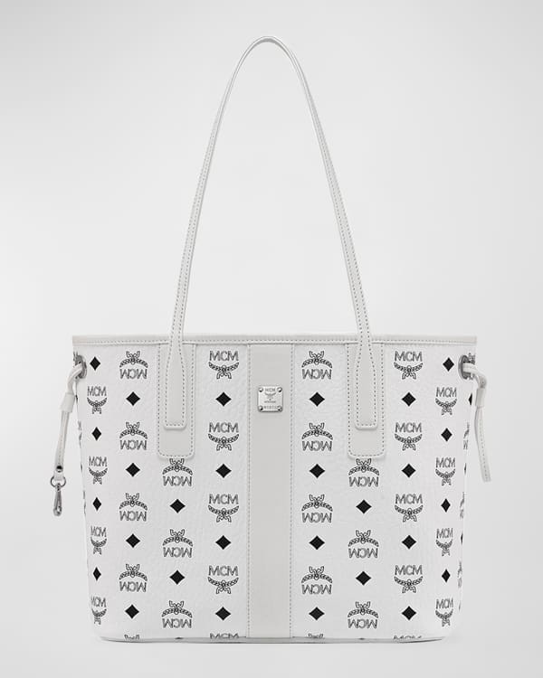 Mcm Medium Liz Reversible Tote Bag In White