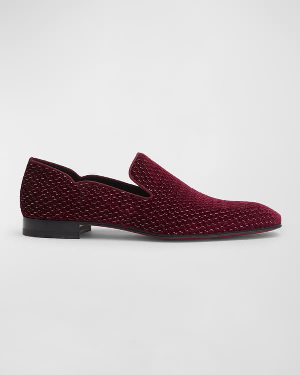 Burgundy spiked loafers new arrivals