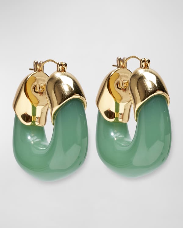 PACHAREE Floret Cluster Hoop Earrings | Neiman Marcus