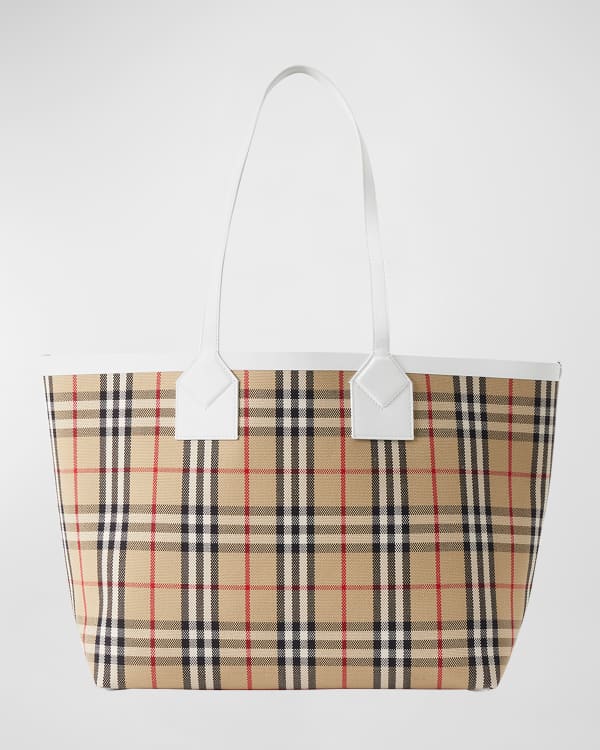 Burberry Title Mini Vintage Check Tote Bag - Bergdorf Goodman