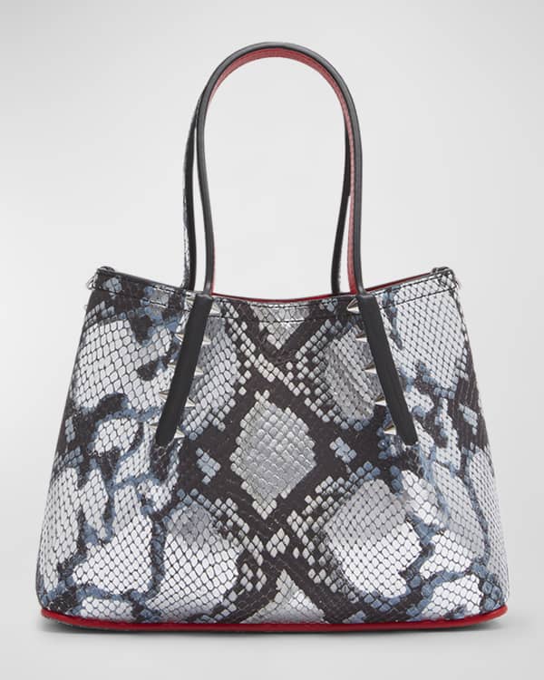 Tote Leather Louboutin Christian in Marcus Cabata Loubinthesky Print | Small Neiman