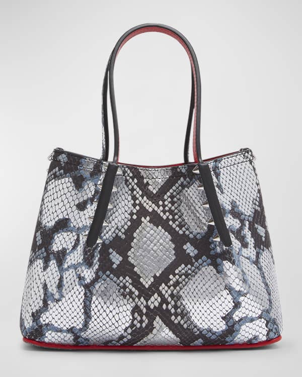 Neiman Cabata Loubinthesky Christian Marcus Print in Leather Tote Louboutin Small |