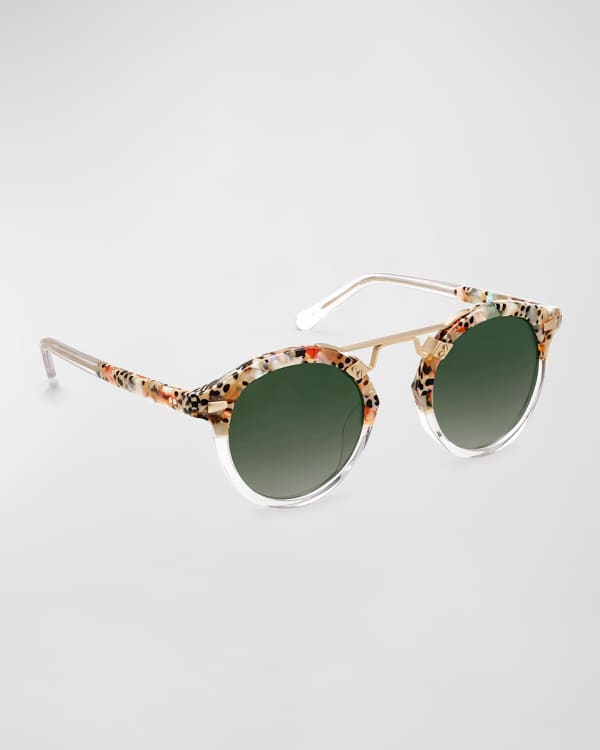 Chartres Mirrored Sunglasses in Milano 24K