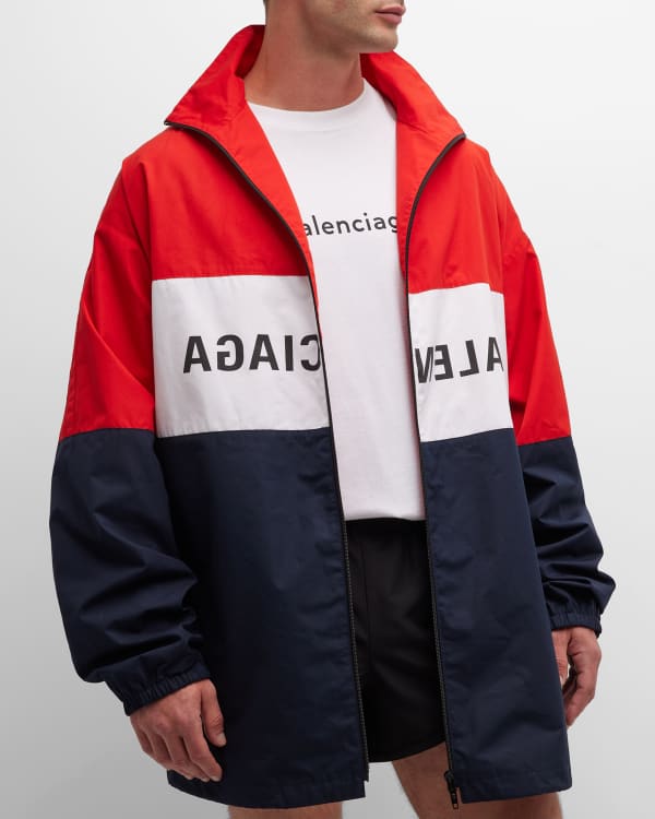 Balenciaga tracksuit nylon jacket logo discount