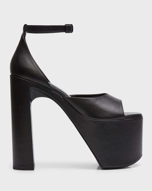 Balenciaga Talon Heel Satin Embellished Sandal Neiman Marcus