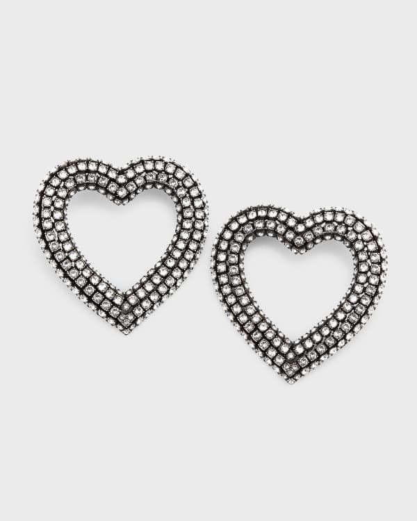 Balenciaga Loop Trio Earrings, Silver | Neiman Marcus