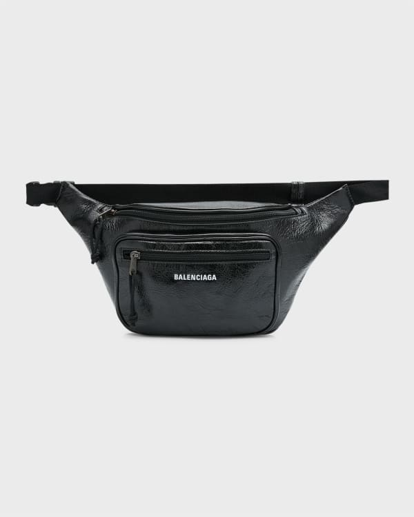 Black Explorer canvas belt bag, Balenciaga