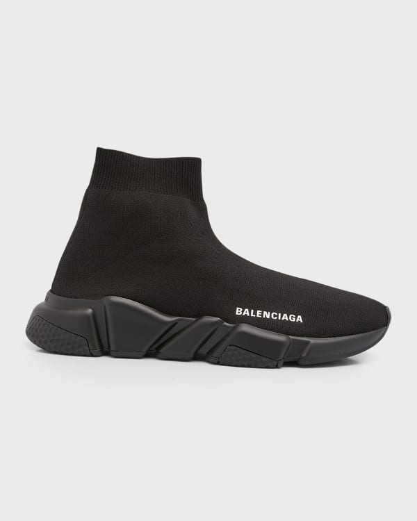 Balenciaga Speed Knit Sneakers - Black - High-Top Sneakers