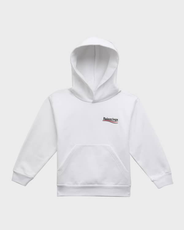Balenciaga logo outlet print hoodie