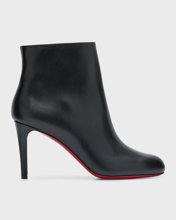 Eloise leather red sole booties top