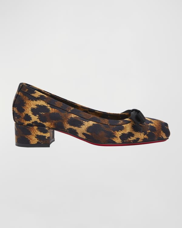 Christian Louboutin Kate 100mm Cheetah Pumps