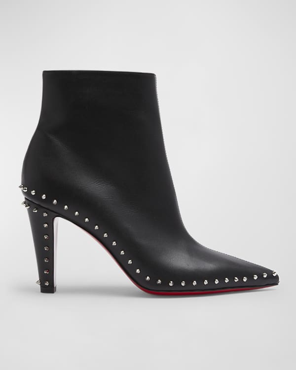 Christian Louboutin Willetta Studded Booties in Black