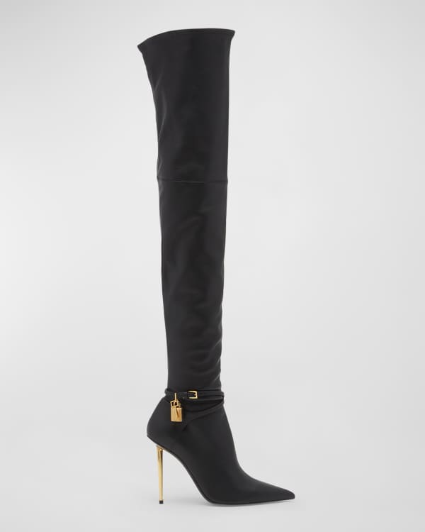 Burberry over the knee boots top