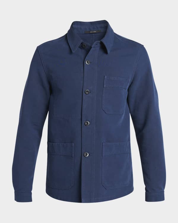 Cotton twill shirt clearance jacket