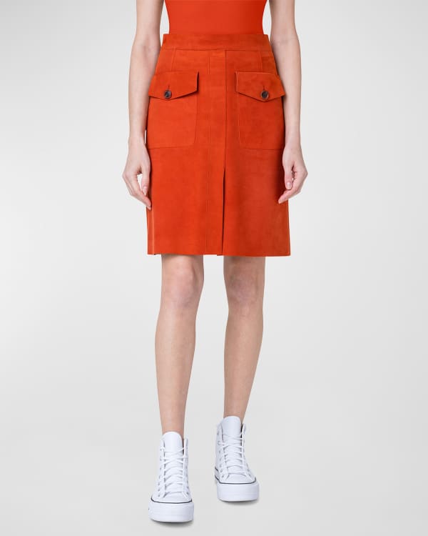 Embroidered lips skirt deals