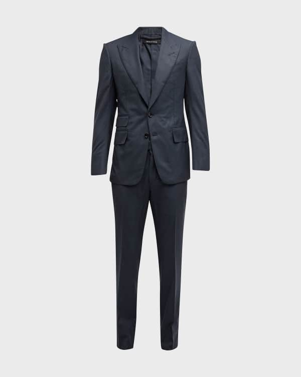 TOM FORD Men's Cooper Solid Hopsack Suit | Neiman Marcus