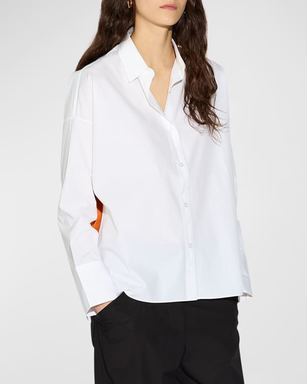 TWP The New Morning After Button Front Boyfriend Shirt Neiman Marcus