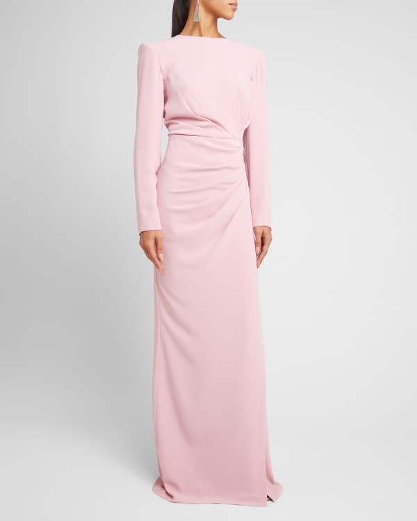Zuhair Murad Draped One-Shoulder Taffeta Gown | Neiman Marcus