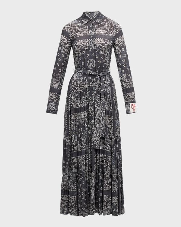 Golden Goose Journey Sleeveless Embroidered Maxi Dress | Neiman Marcus