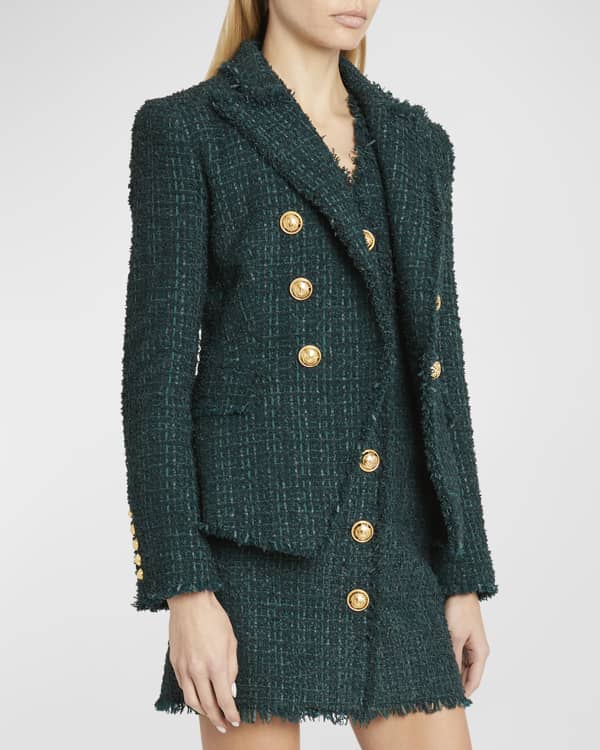 Tricolor Bouclé Tweed Blazer - Ready to Wear