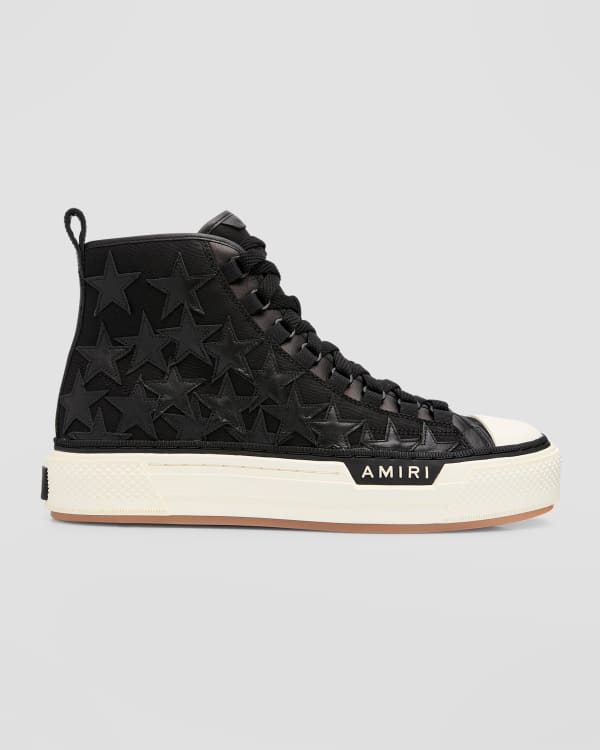 frye leather high top sneakers