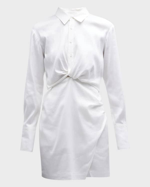 Club Monaco Tay Short Sleeve Velvet Wrap Dress Neiman Marcus