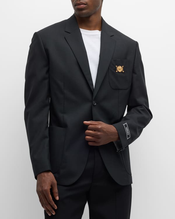Givenchy Men's U-Lock Harness Slim Suit Jacket