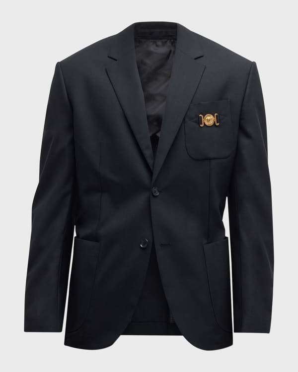 Givenchy Men's U-Lock Harness Slim Suit Jacket