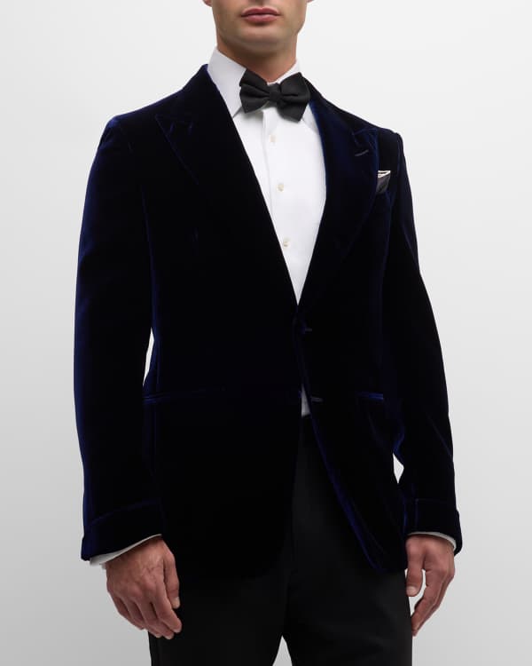 TOM FORD Men's Fluid Velvet Cocktail Jacket | Neiman Marcus