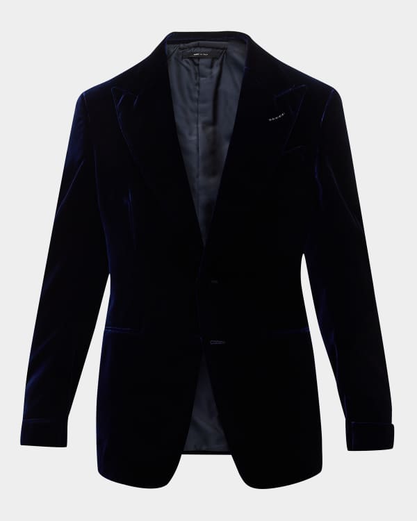 TOM FORD Men's Fluid Velvet Cocktail Jacket | Neiman Marcus