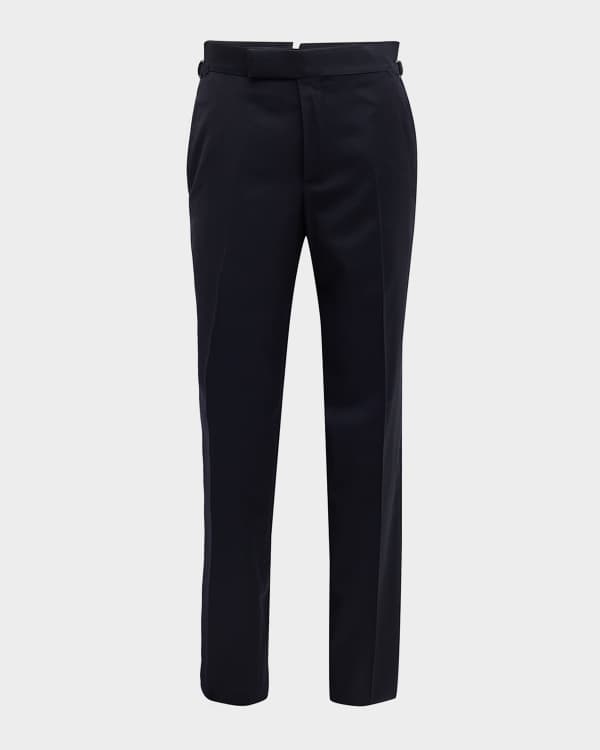 Jil Sander Men's Elastic-Back Cotton Trousers | Neiman Marcus
