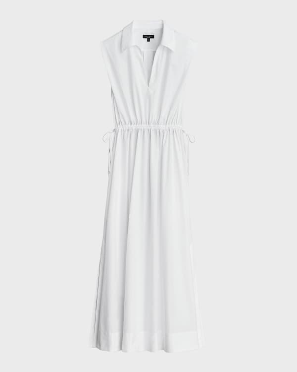 Tory Burch Carine Floral Print Sleeveless Dress Neiman Marcus