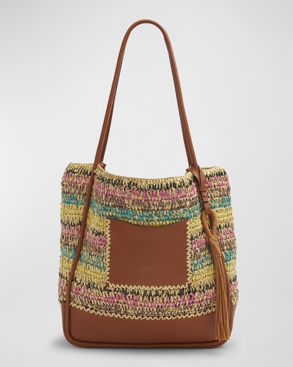 Ella Canvas Basketweave Tote: Women's Designer Tote Bags