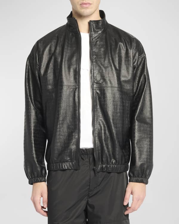 Givenchy Men's Hooded Embroidered Varsity Jacket | Neiman Marcus